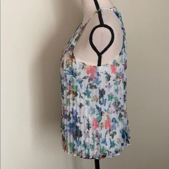 Likely Chester Chiffon Pleated Halter Top Size 2 - Picture 4 of 8